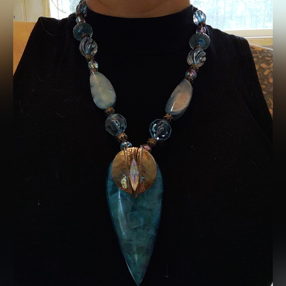 Anthony Alexander Designer Boho Statement Necklace - image 1